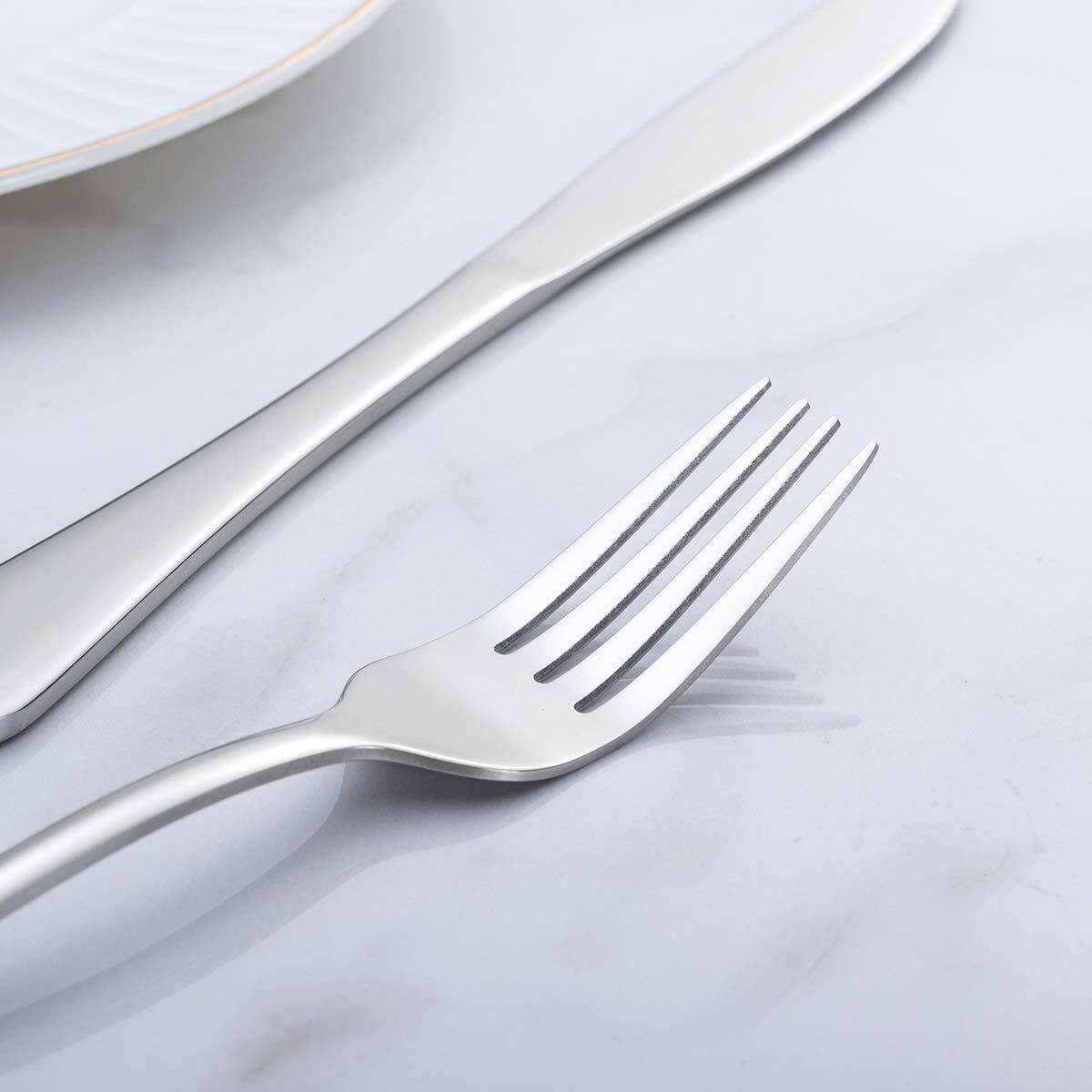 Mini Fork 6 pics Stainless Steel Salad Spoon Set — photo 4