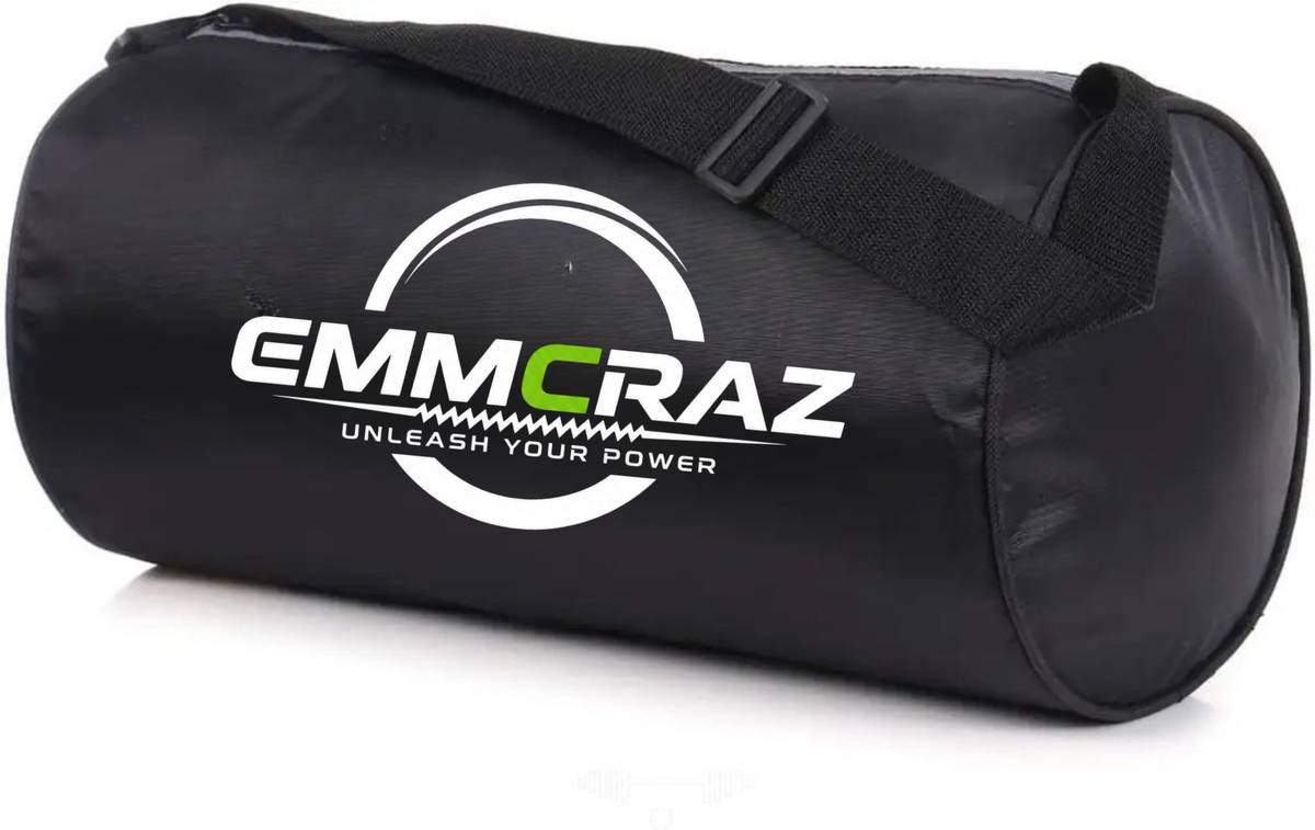 EMMCRAZ BLACK GYM BAG WITH PREMIUM SHAKER BOTTLE ,GLOVES AND WRIST SUPPORT — photo 2