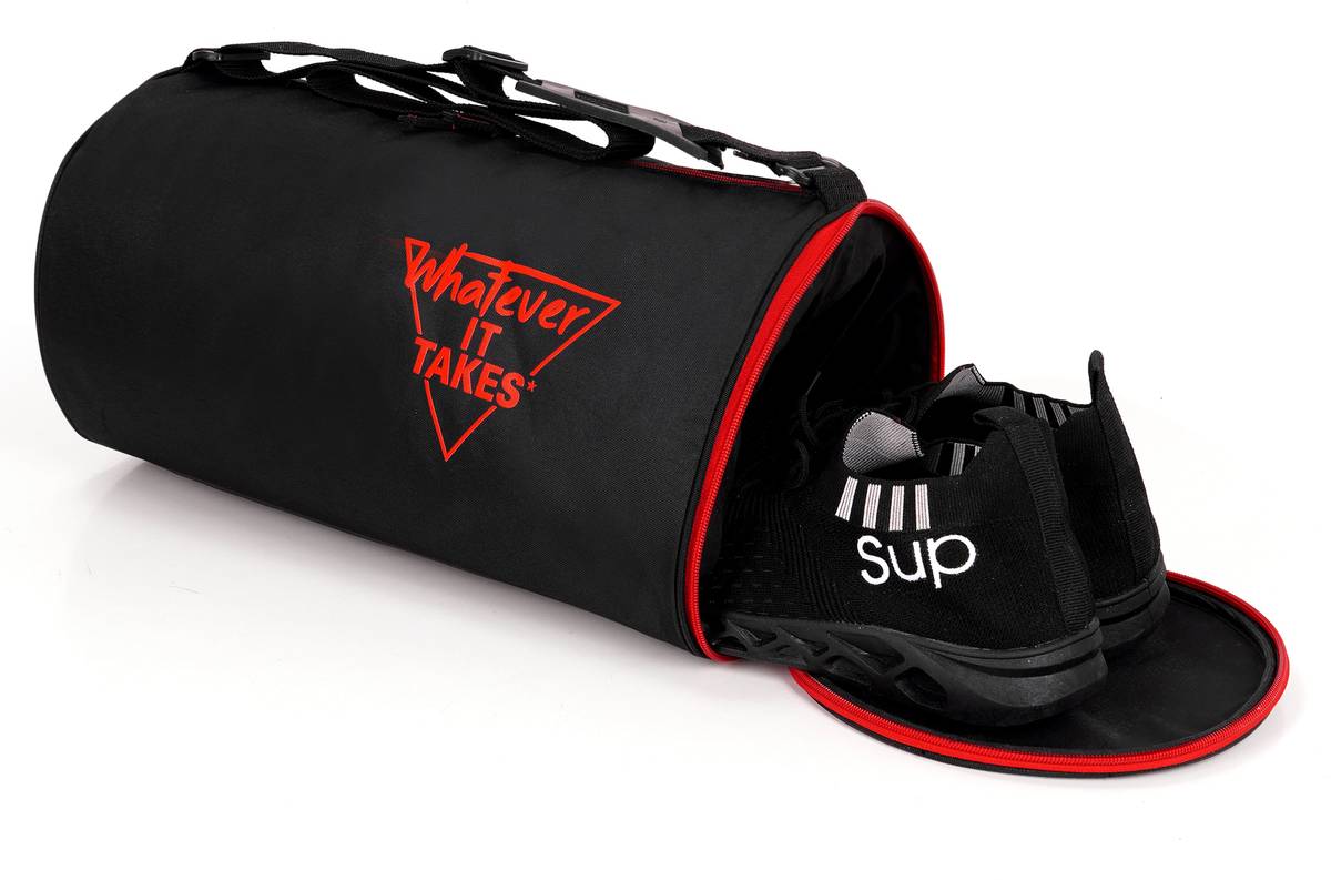 SR Collection (Expandable) Portable Gym Bag with Shoe Compartment Gym Duffel Bag