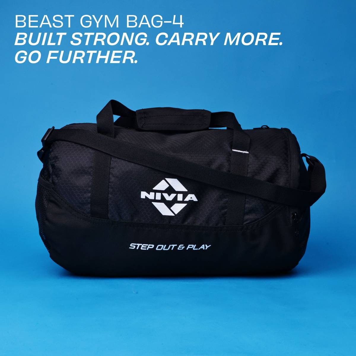 NIVIA Beast-4 with Shoe Compartment, Suitable For Sports, Travel, Workout, 23L — photo 2