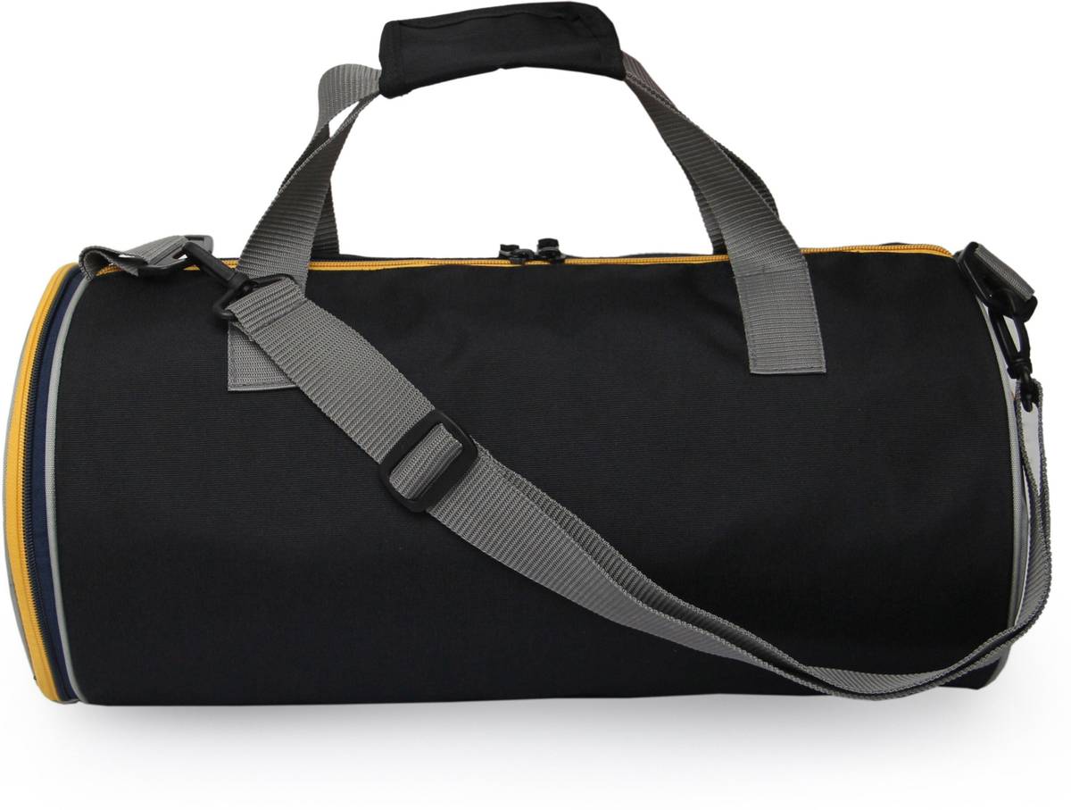 Sfane Black Stylish Gym Bags for Men & Women with Shoe Compartment Sports Bag Duffel — photo 3
