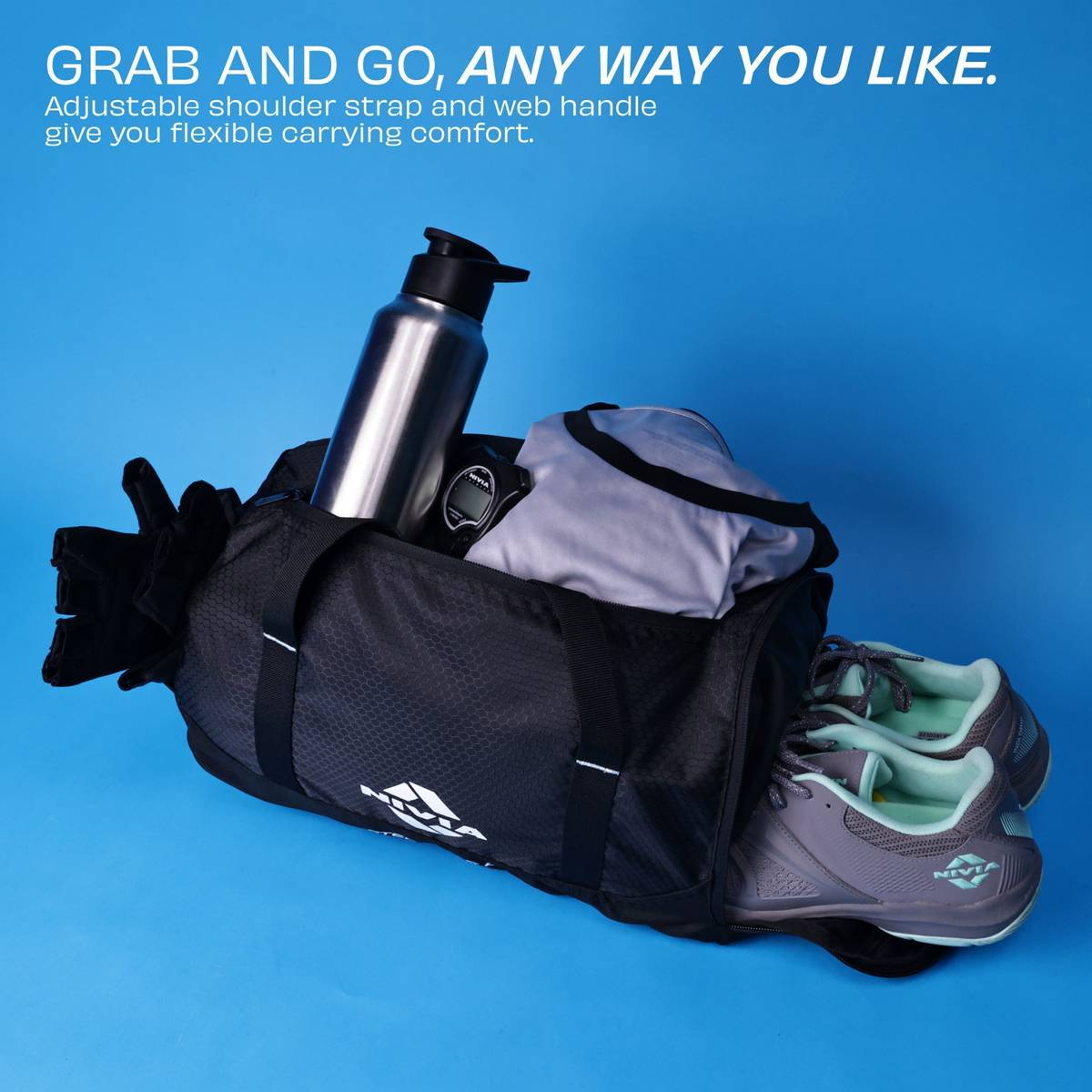 NIVIA Beast-4 with Shoe Compartment, Suitable For Sports, Travel, Workout, 23L — photo 5