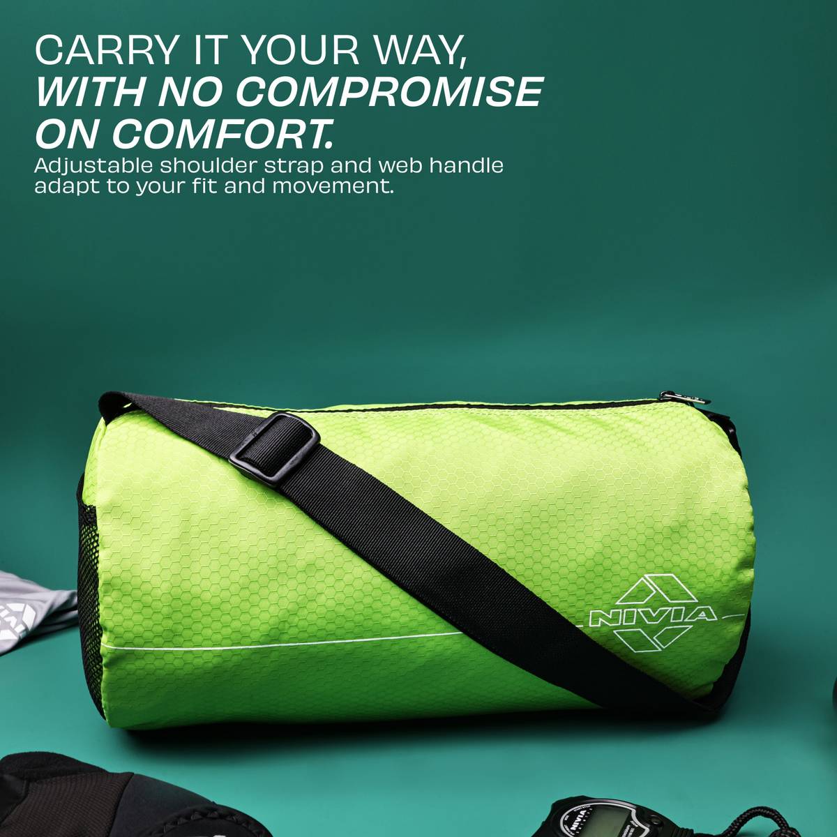 NIVIA Basic Duffle Gym Bag — photo 5