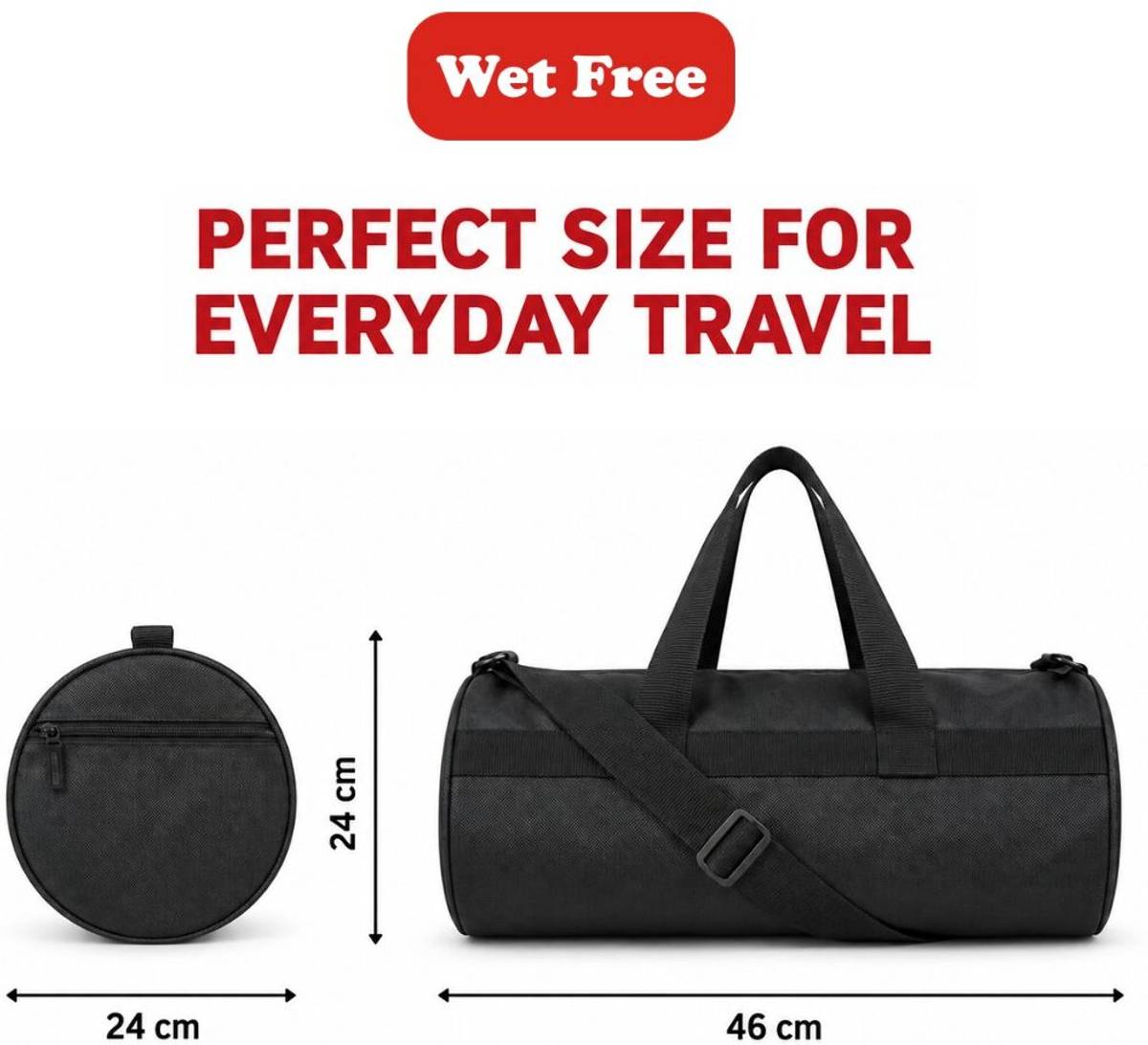 Gym Duffle Bag 21L With 3 Shoe Bag , Waterproof — photo 4