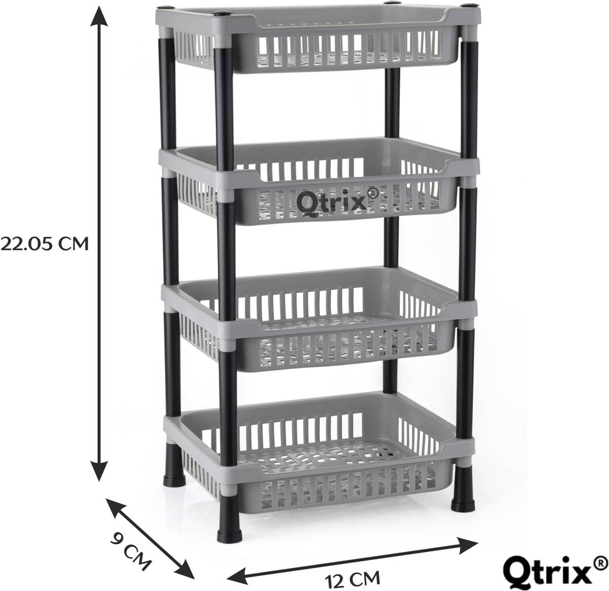 Qtrix 4 Compartments Plastic Multi-Purpose — photo 3