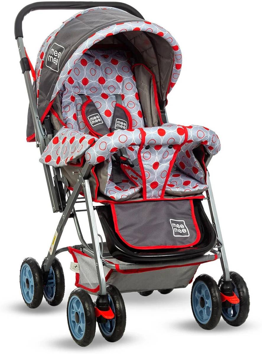 MeeMee Little Explorer Baby Stroller for 0-3 Years, Baby & Kids, 5 Point Safety Harness Pram