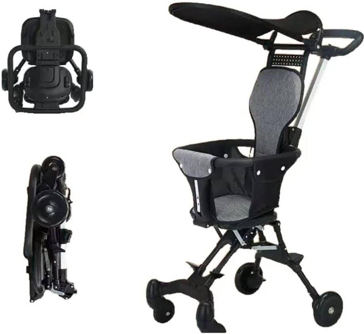 SUICUNE Foldable Baby Stroller, Lightweight Portable Infant Carriage Stroller