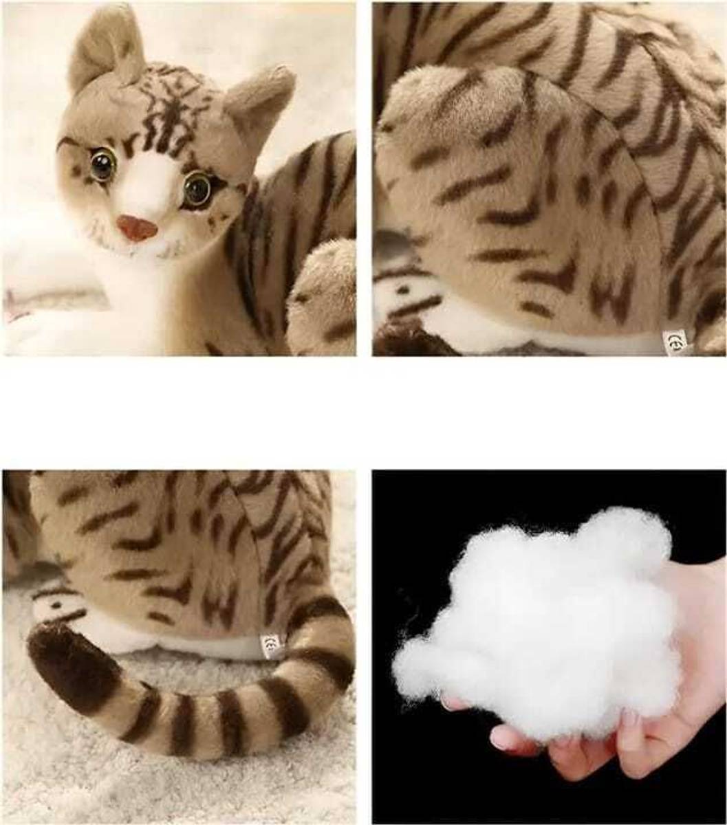 Baby Melon Soft Fur Musical Cat With Meow Meow sound Animal Toy  - 28 cm — photo 5