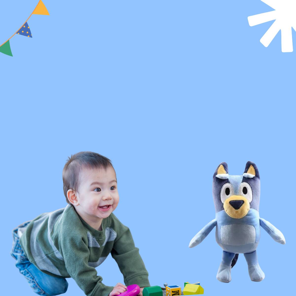TechMax Solution Dog Stuffed Animal Plush Toys, Soft Stuffed Dog Daddy Mommy & Babies Family Set  - 30 cm — photo 4