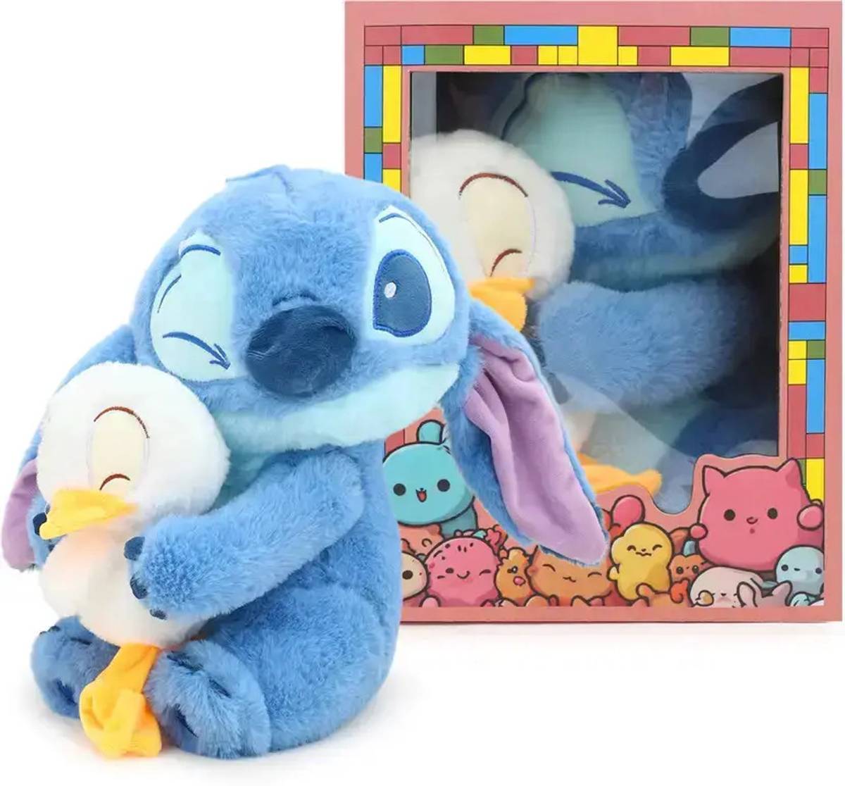 tinytotem Blue Stitch Duck Soft Toy for Kids – Super Soft Plush Stuffed Toy  - 25 cm — photo 2