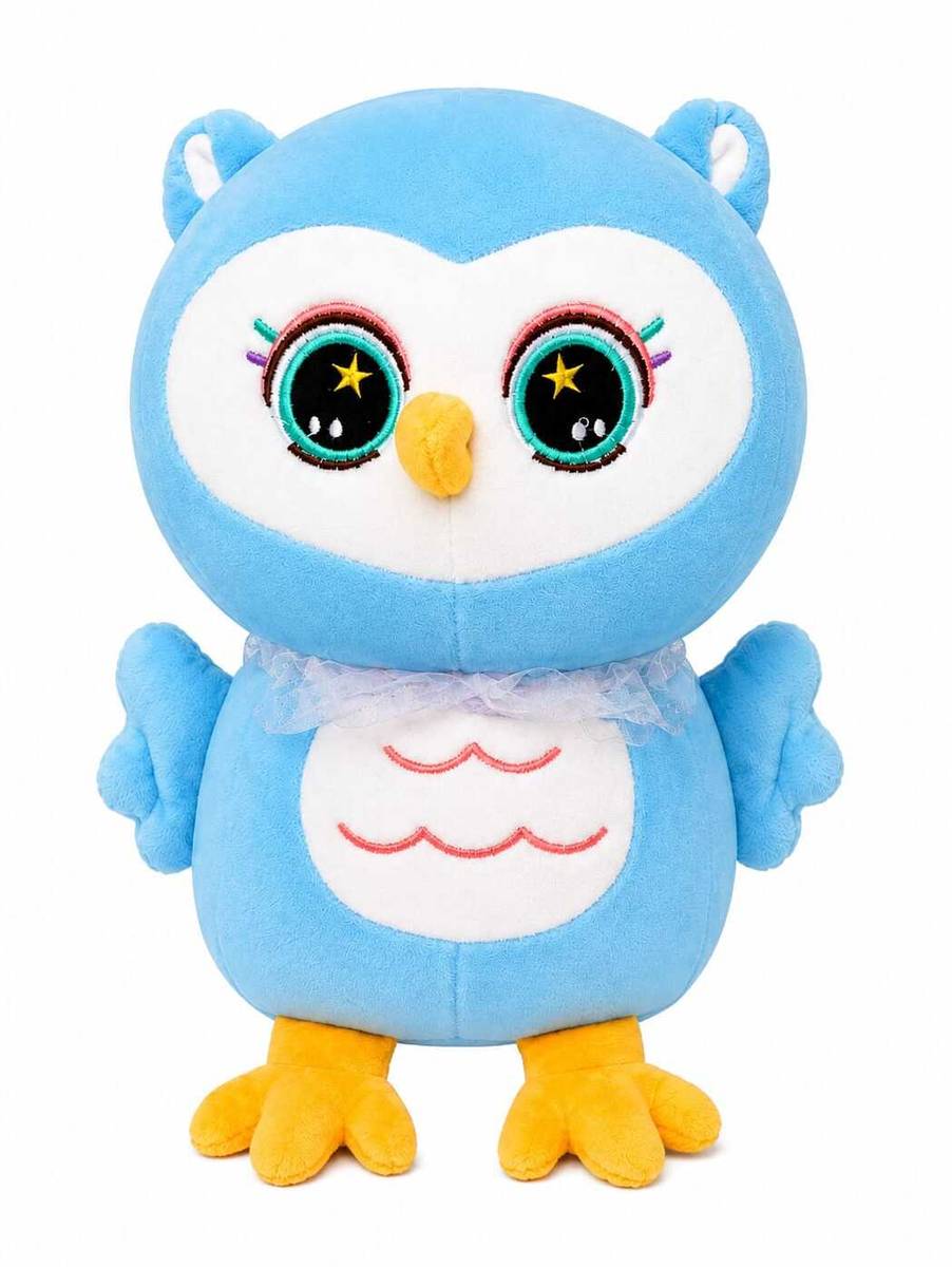 SKYBLUE OWL PLUSH SOFT TOY  - 25 cm — photo 4