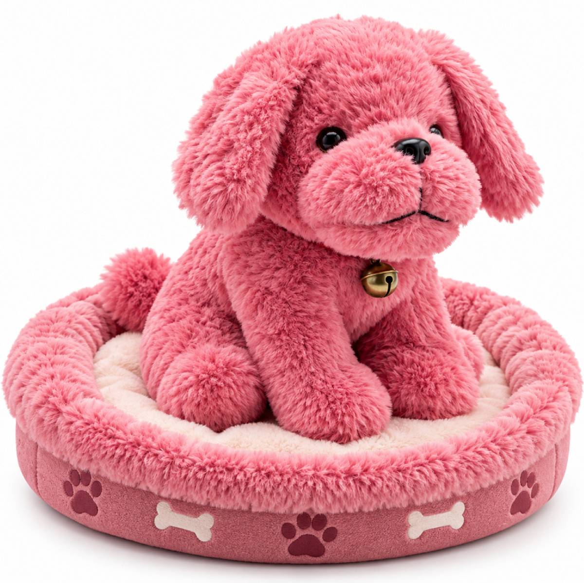 Alvero Soft Plush Puppy Fluffy Dog Stuffed Soft Toy for Kids Birthday Gift, Valentine - 30 cm — photo 4