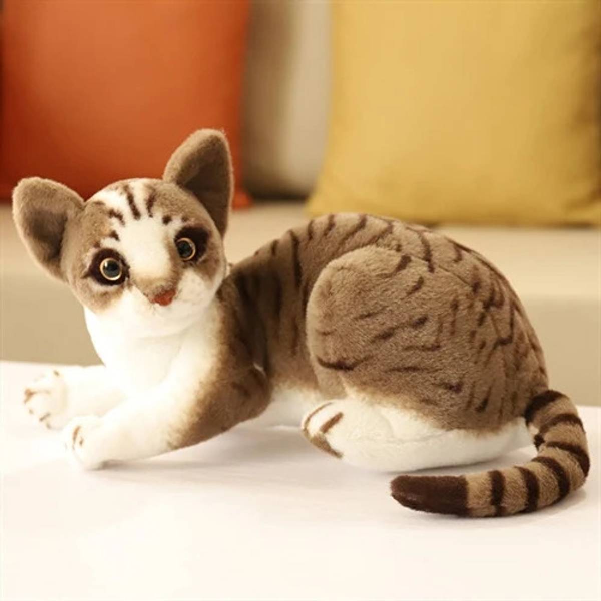 plush joy Cat Soft toys pet Animal Toy for Kids and Birthday Gift Toys - 34 cm
