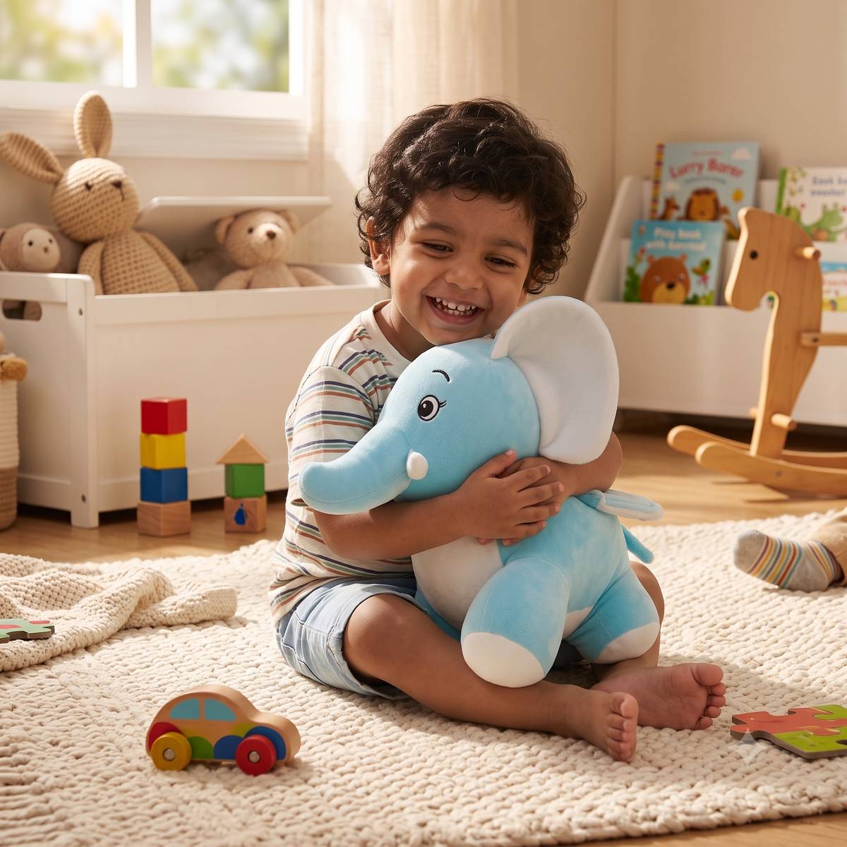 Flying Elephant soft Toy  - 25 cm — photo 3