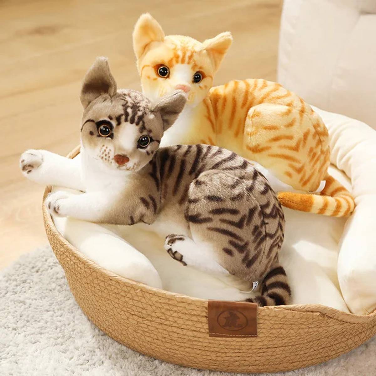 plush joy Cat Soft toys pet Animal Toy for Kids and Birthday Gift Toys - 34 cm — photo 4