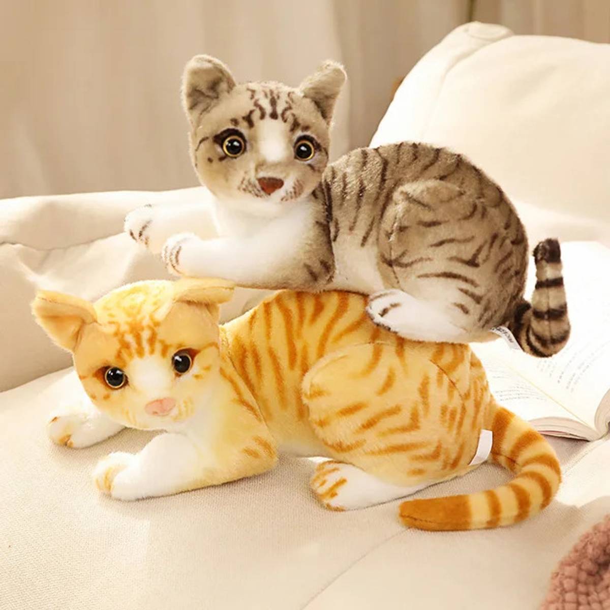 plush joy Cat Soft toys pet Animal Toy for Kids and Birthday Gift Toys - 34 cm — photo 2