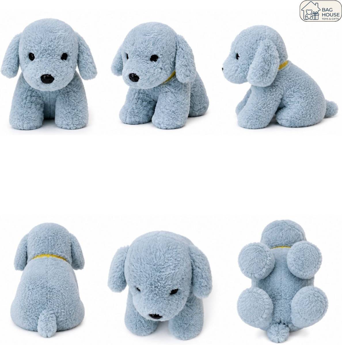 Bag House Cute 22cm Puffy Dog for Kids with Extra Soft Cotton Fabric  - 22 cm — photo 4