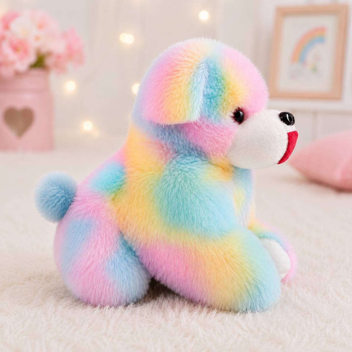 raibow dog stuffed toys  - 30 cm — photo 2