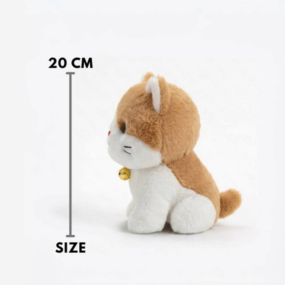 Liquortees Cute cat kitten stuffed toy for boys and girls - 20 cm — photo 3