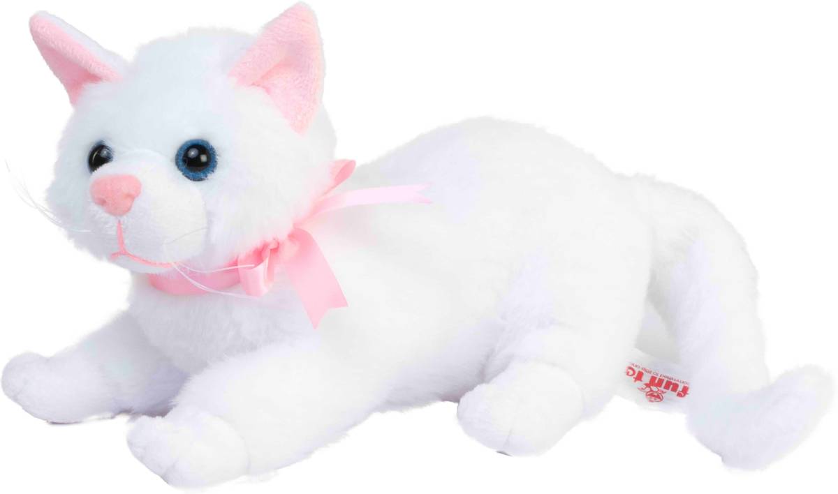 FUNTOY Soft and cuddly Cat plush toy - 14 cm