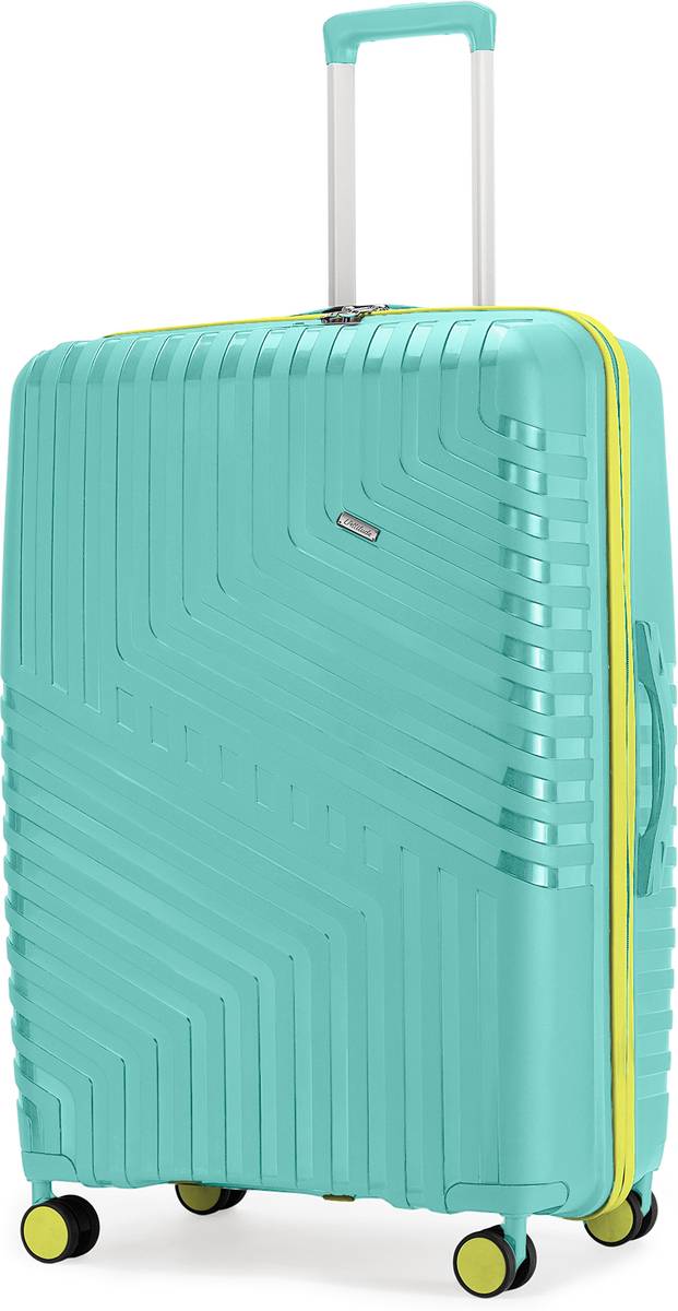 LATTITUDE by Provogue CORE 65 8W AEGEAN BLUE / MEADOW YELLOW Check-in Suitcase 8 Wheels - 24 inch