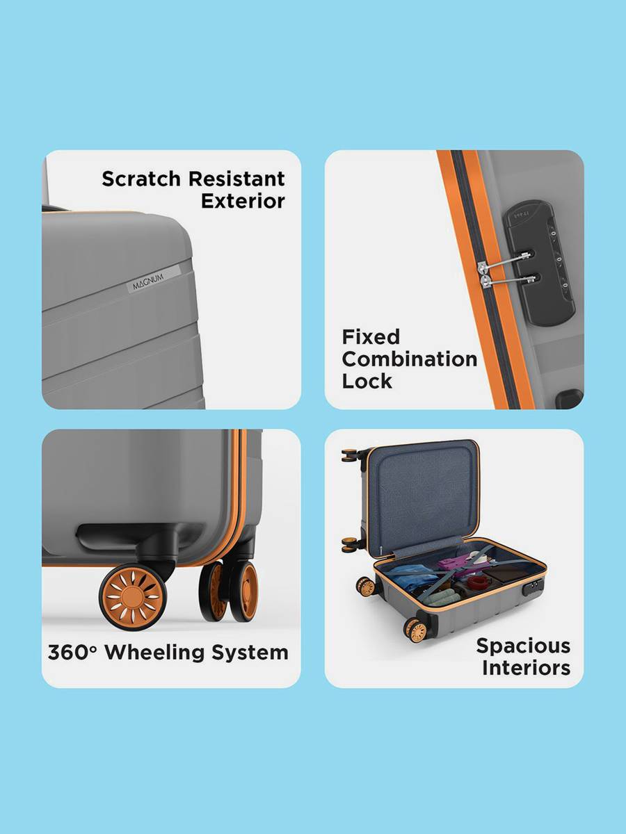 Safari Magnum Evolix 55 Cabin Suitcase 8 Wheels - 22 Inch — photo 3
