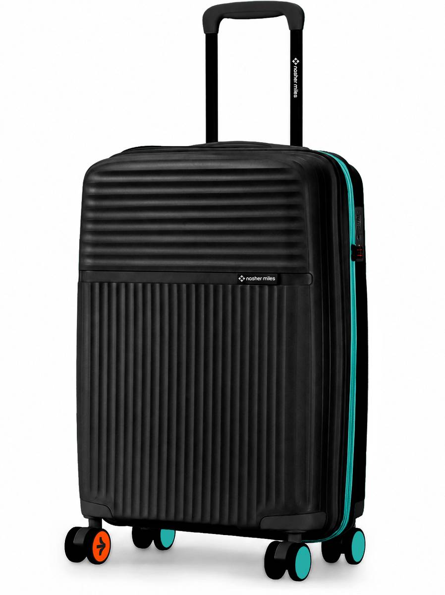 NASHER MILES Phuket Polypropylene 20 Inch Small Travel Trolley Bag Cabin Suitcase 8 Wheels - 20 inch