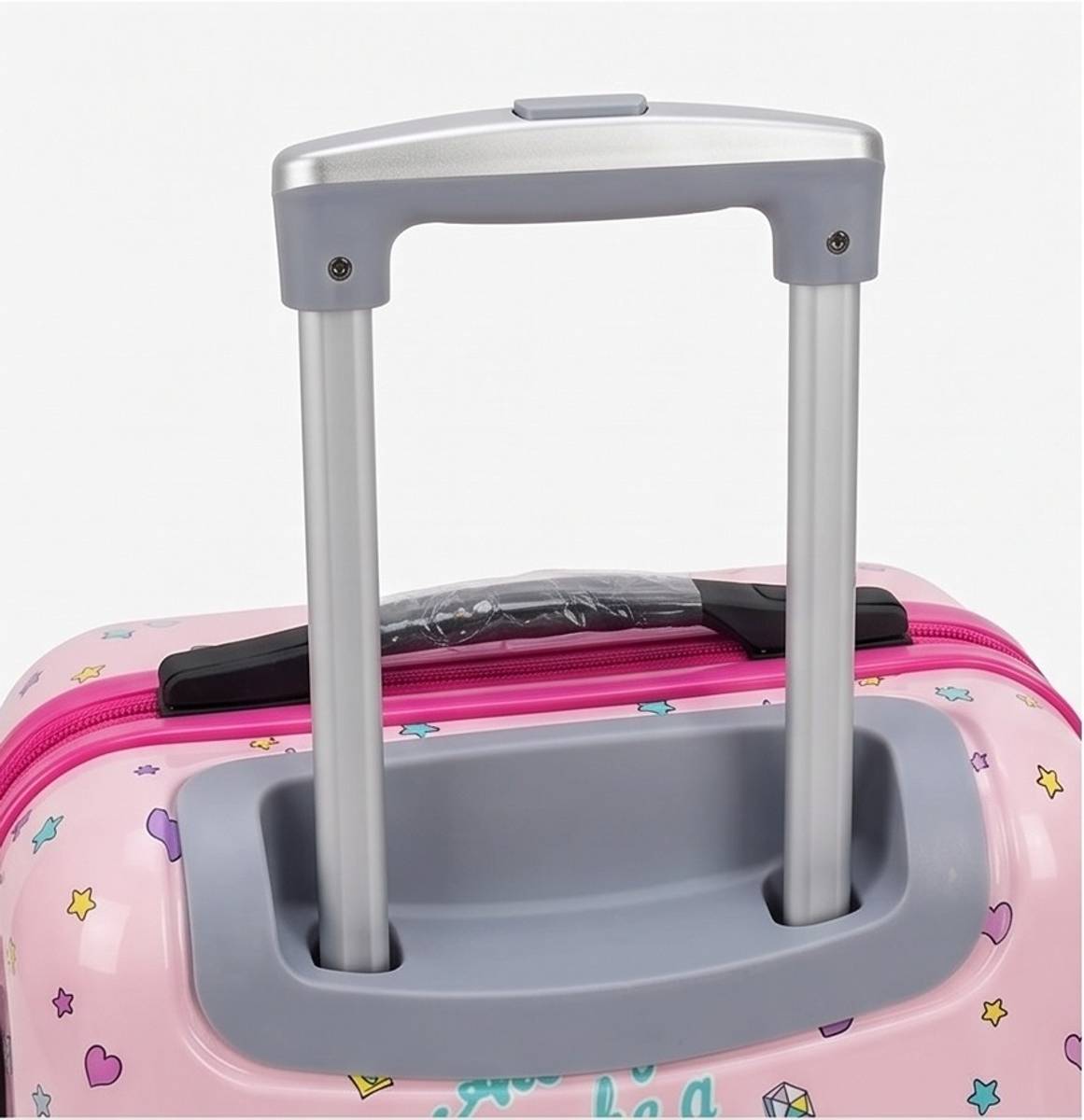 DELWIN ABS Hard Shell Cartoon Print Kids Travel Trolley Bag With 360° spinner wheels Cabin Suitcase 8 Wheels - 20 inch — photo 2