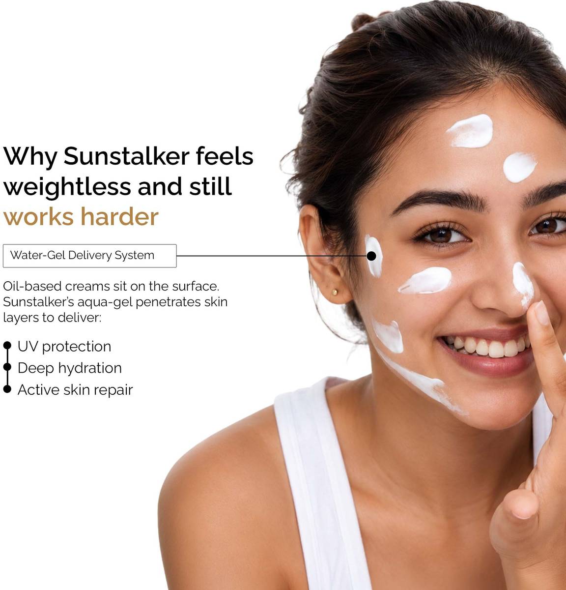 PERSONAL TOUCH SKINCARE Sunscreen - SPF 50 PA+++ Sunstalker 3 in 1 Sunscreen SPF 50 PA+++Lightweight Sunscreen for Women & Men — photo 8