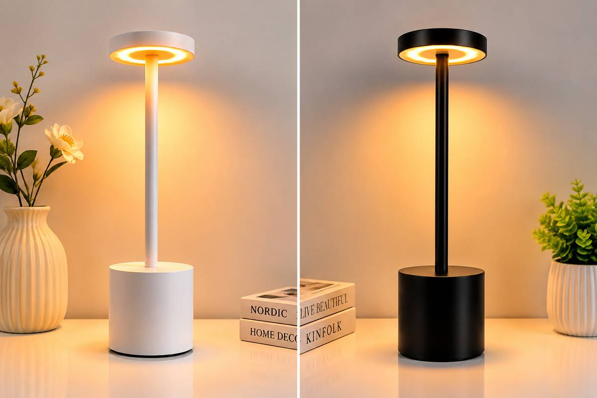 Rechargeable LED Table Lamp Touch Control 3 Brightness USB-C Desk Light Table Lamp — photo 5