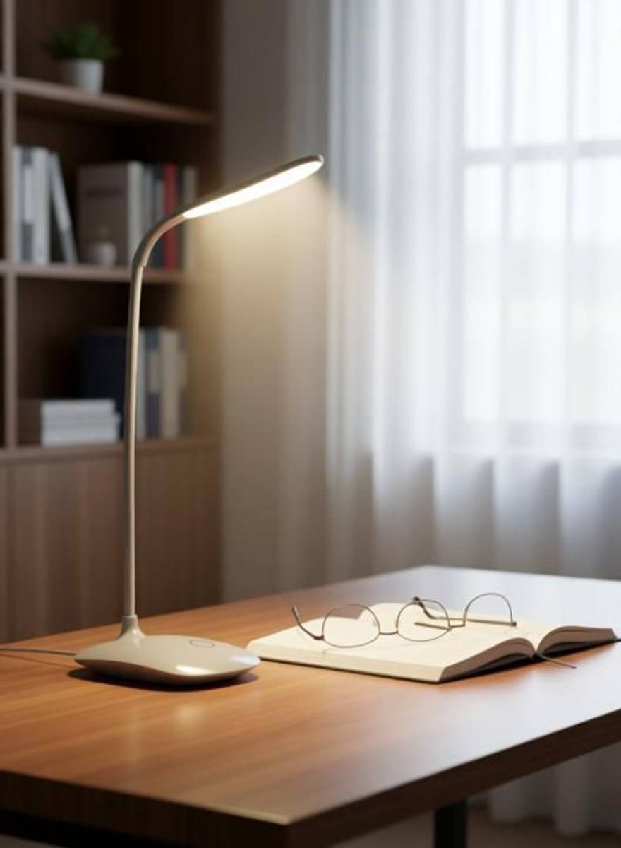 Krikav Battery Operated Table Lamp for Study Led Light, Light Touch Control_L35 Table Lamp — photo 4