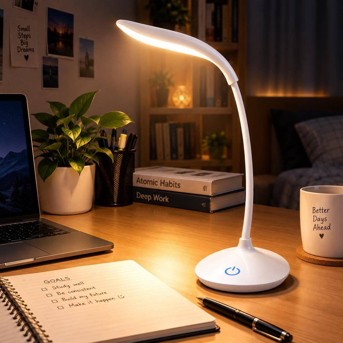 [moderndesings]recharble led study lamp for table touch control Study Lamp — photo 3