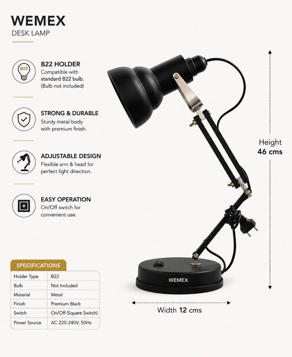 Reading & Studying Table Lamp — photo 2