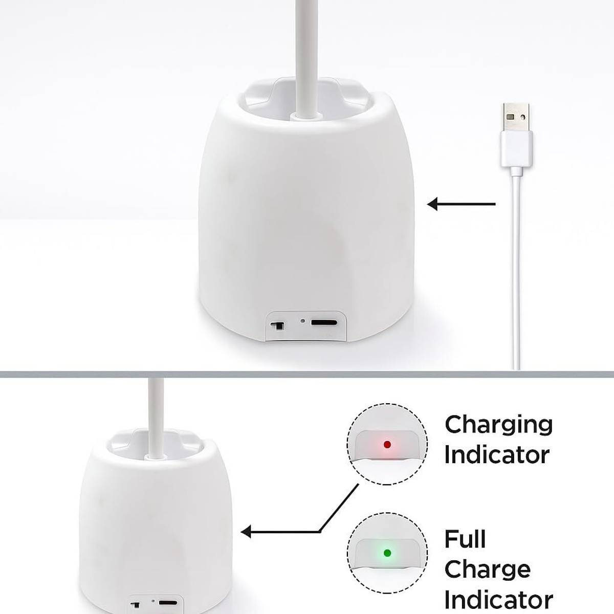 FIRSTLIKE Rechargeable 3 Colour Mode LED Table / Desk / Study Lamp — photo 2