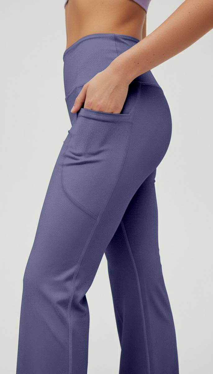 Mehrang Solid Women Purple Tights — photo 3