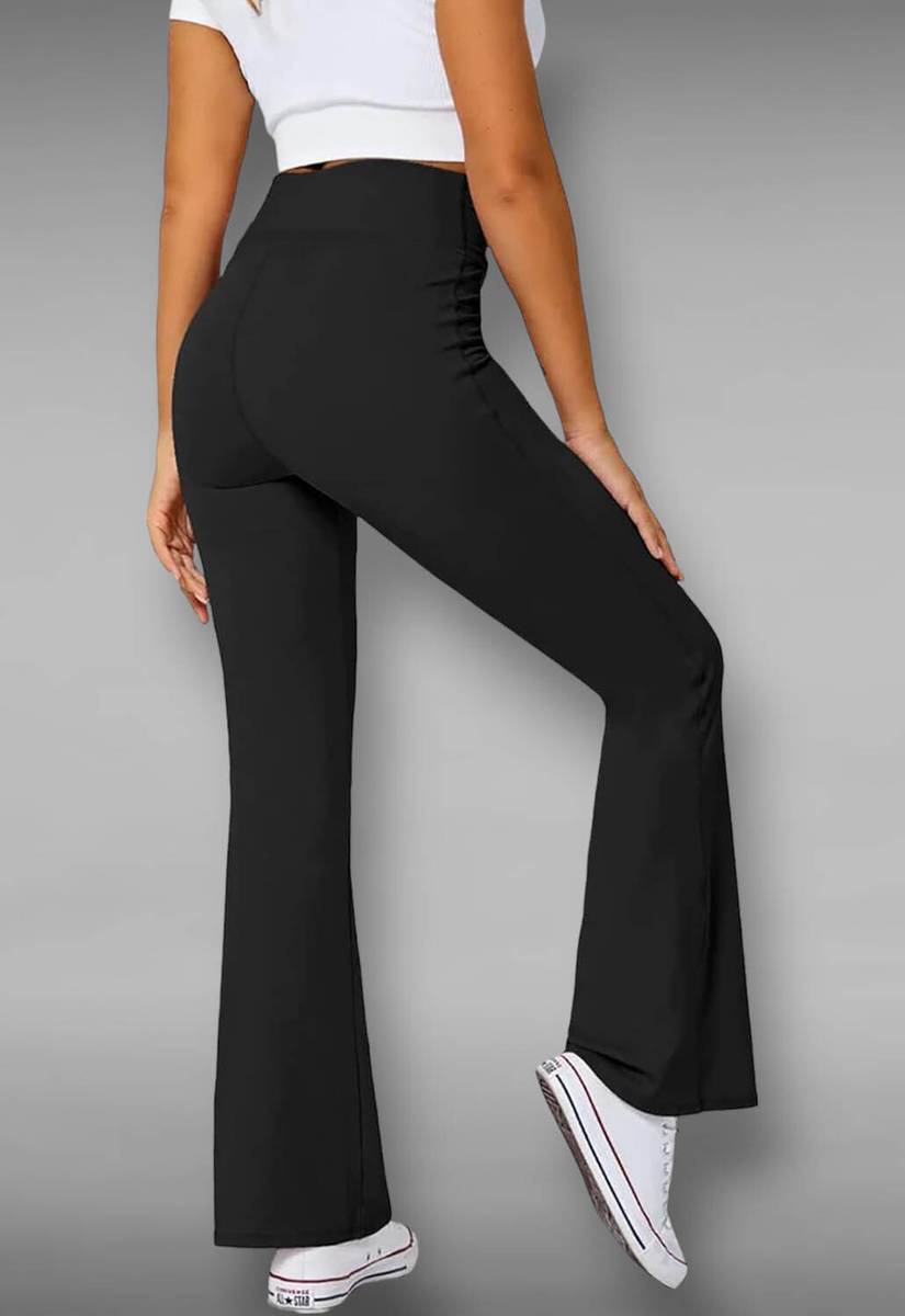 IMPERATIVE Solid Women Black Tights — photo 2