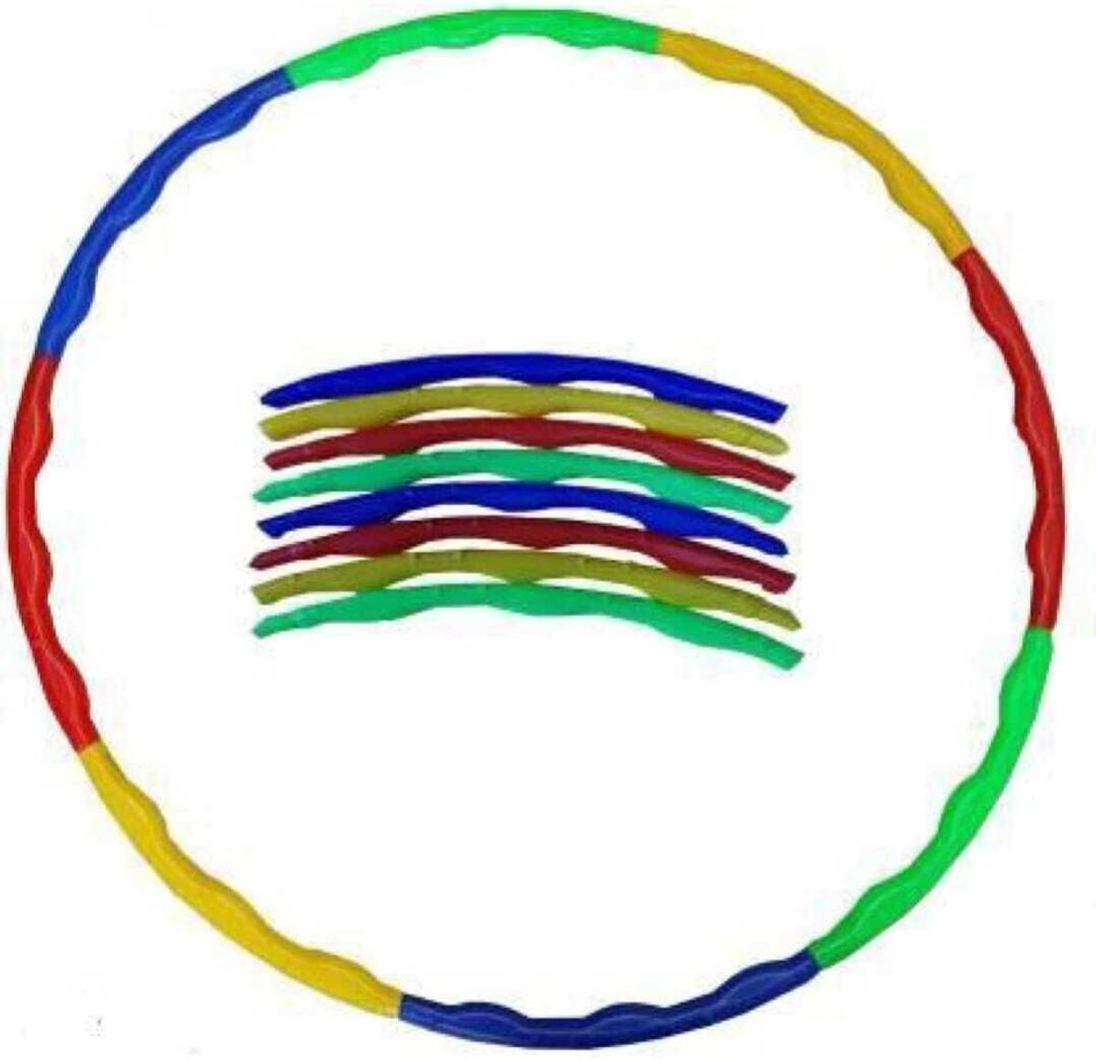 Toy gate Hula Hoop Ring of 8 Pcs For Kids, for Exercise & Dance Hula Hoop Game Hula Hoop