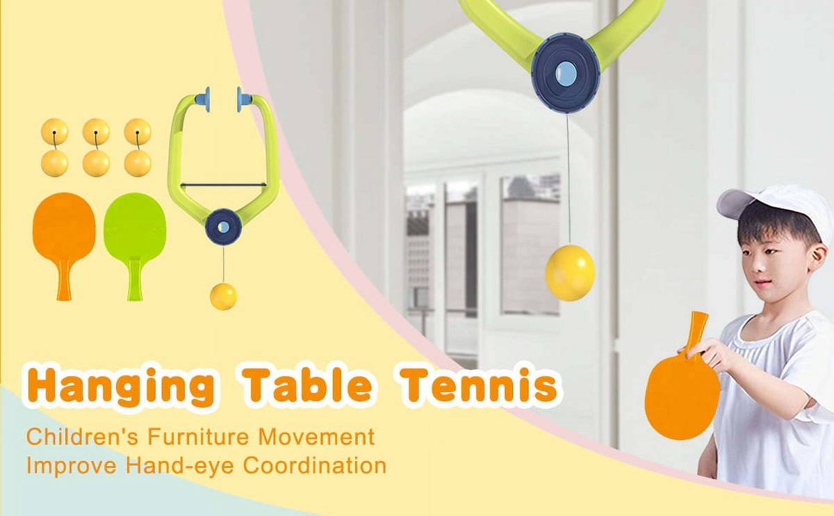 Indoor Hanging Table Tennis with Balls Table Tennis Kit Table Tennis — photo 4