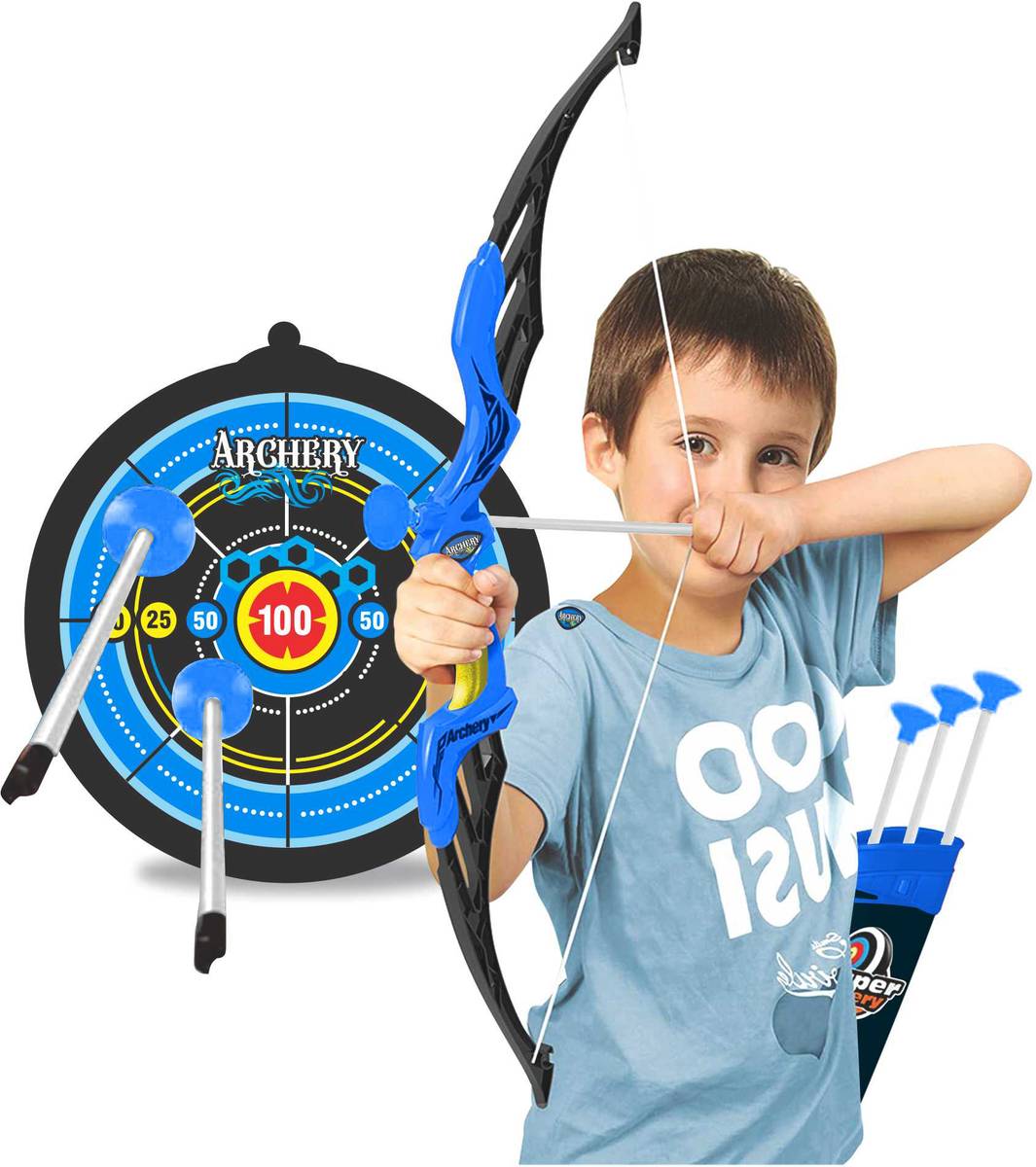 Medivedas Archery Set for Kids Outdoor Toys for Kids Bow and Arrow Archery Kit — photo 2