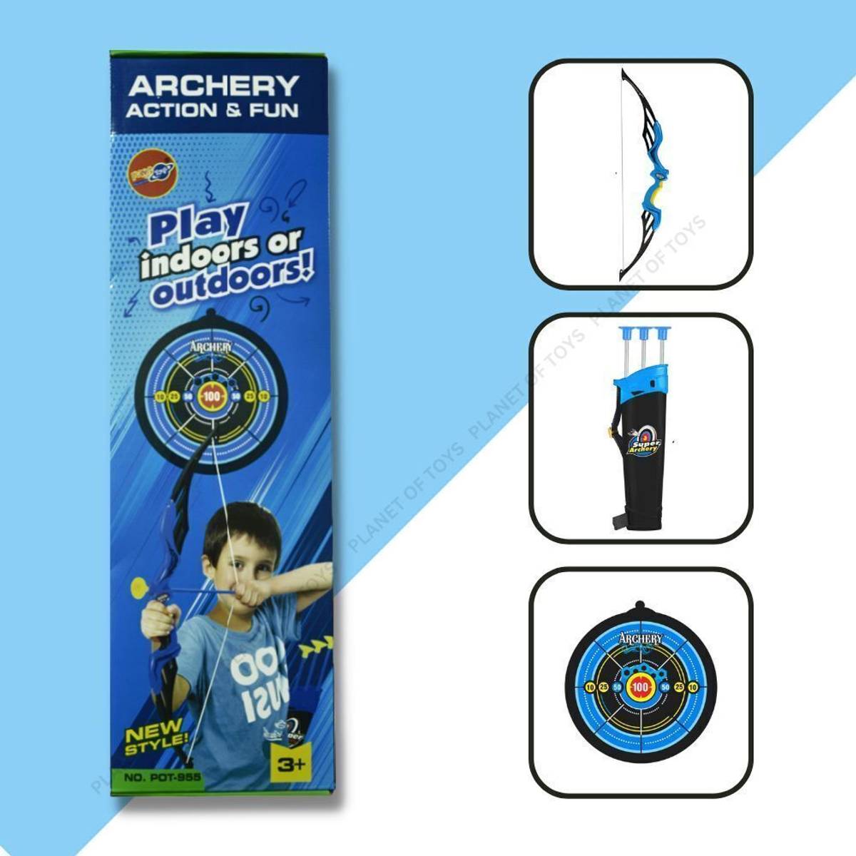 Heavy Duty Bow Arrow Set for Kids Age 5 -12 Years Outdoor Target Game Archery Archery — photo 5