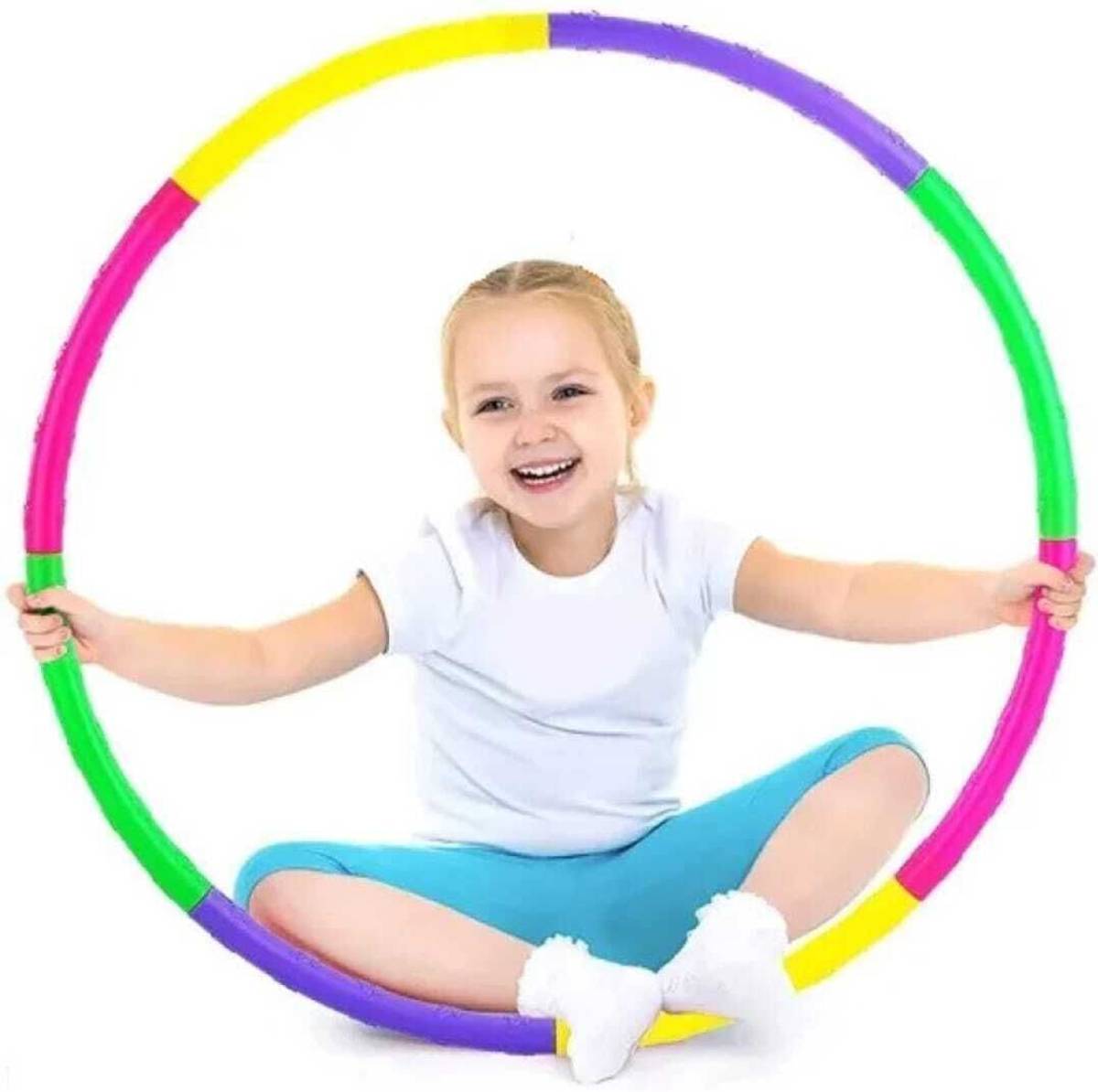 Toy gate Hula Hoop Ring of 8 Pcs For Kids, for Exercise & Dance Hula Hoop Game Hula Hoop — photo 2