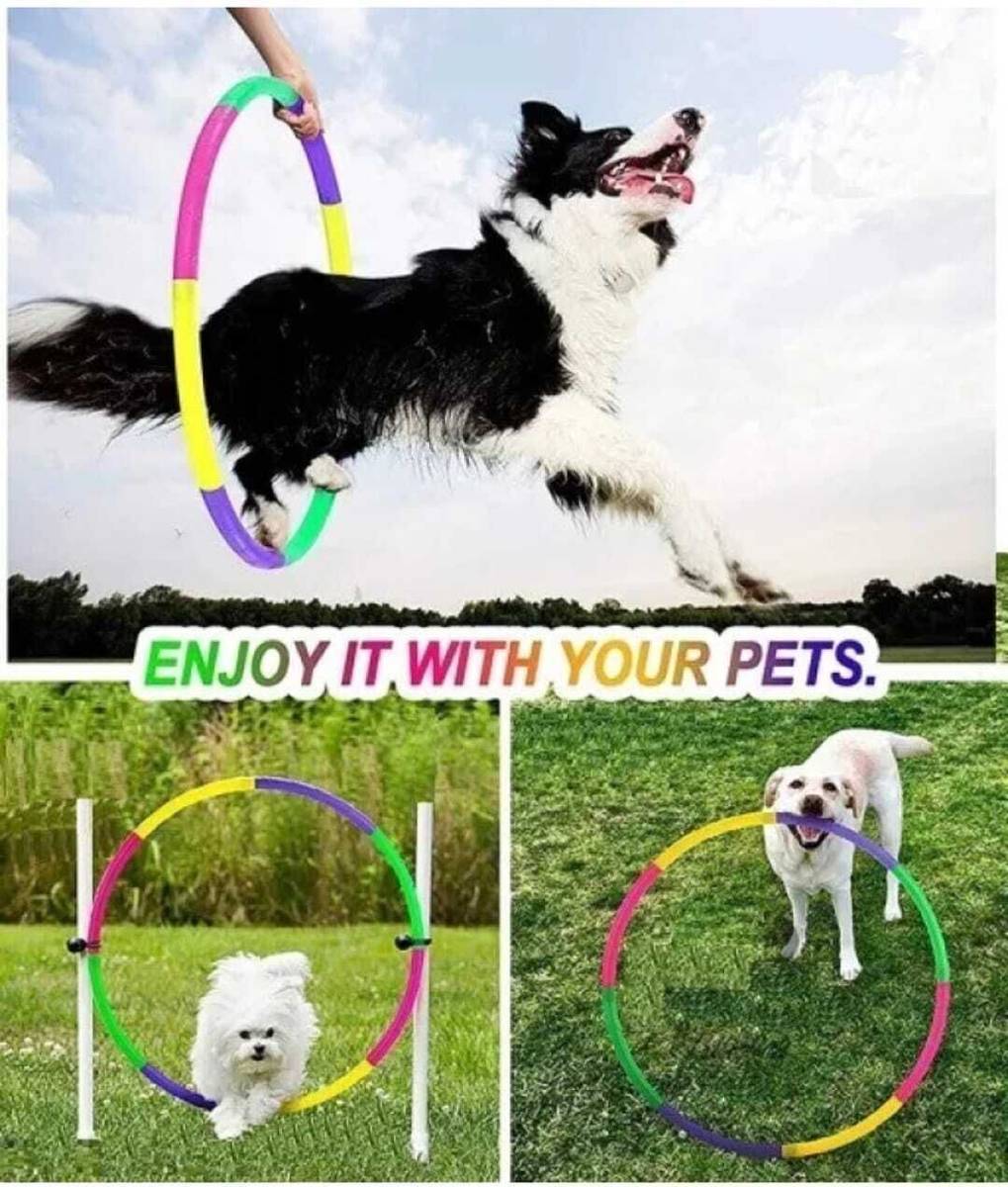 Toy gate Hula Hoop Ring of 8 Pcs For Kids, for Exercise & Dance Hula Hoop Game Hula Hoop — photo 4