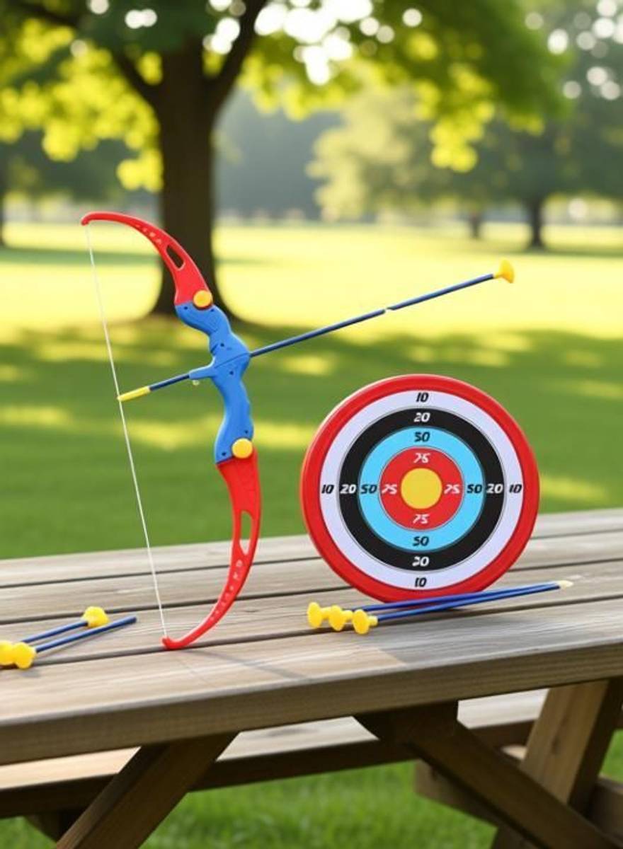 Amitasha ArcheryPro Bow and Arrow Toy Set for Kids with Target – Fun Outdoor Game Archery Kit — photo 2