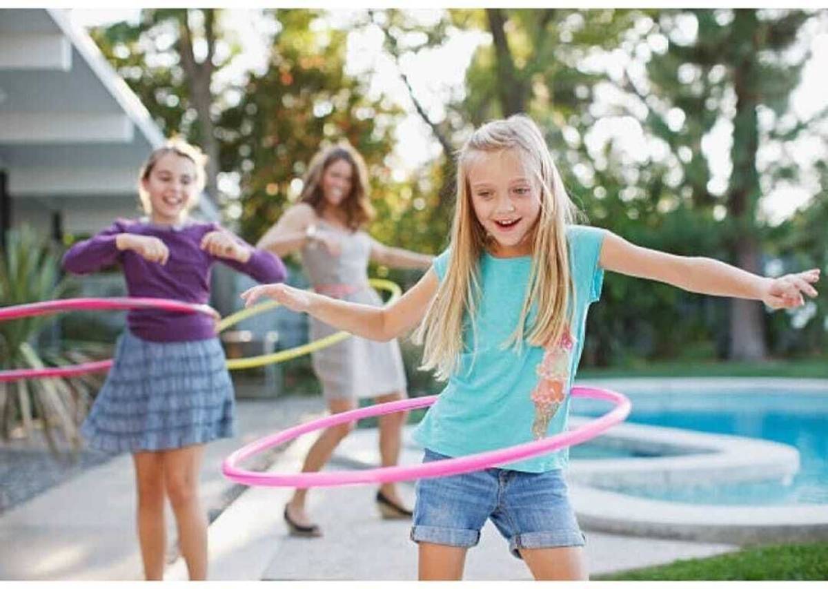Toy gate Hula Hoop Ring of 8 Pcs For Kids, for Exercise & Dance Hula Hoop Game Hula Hoop — photo 5