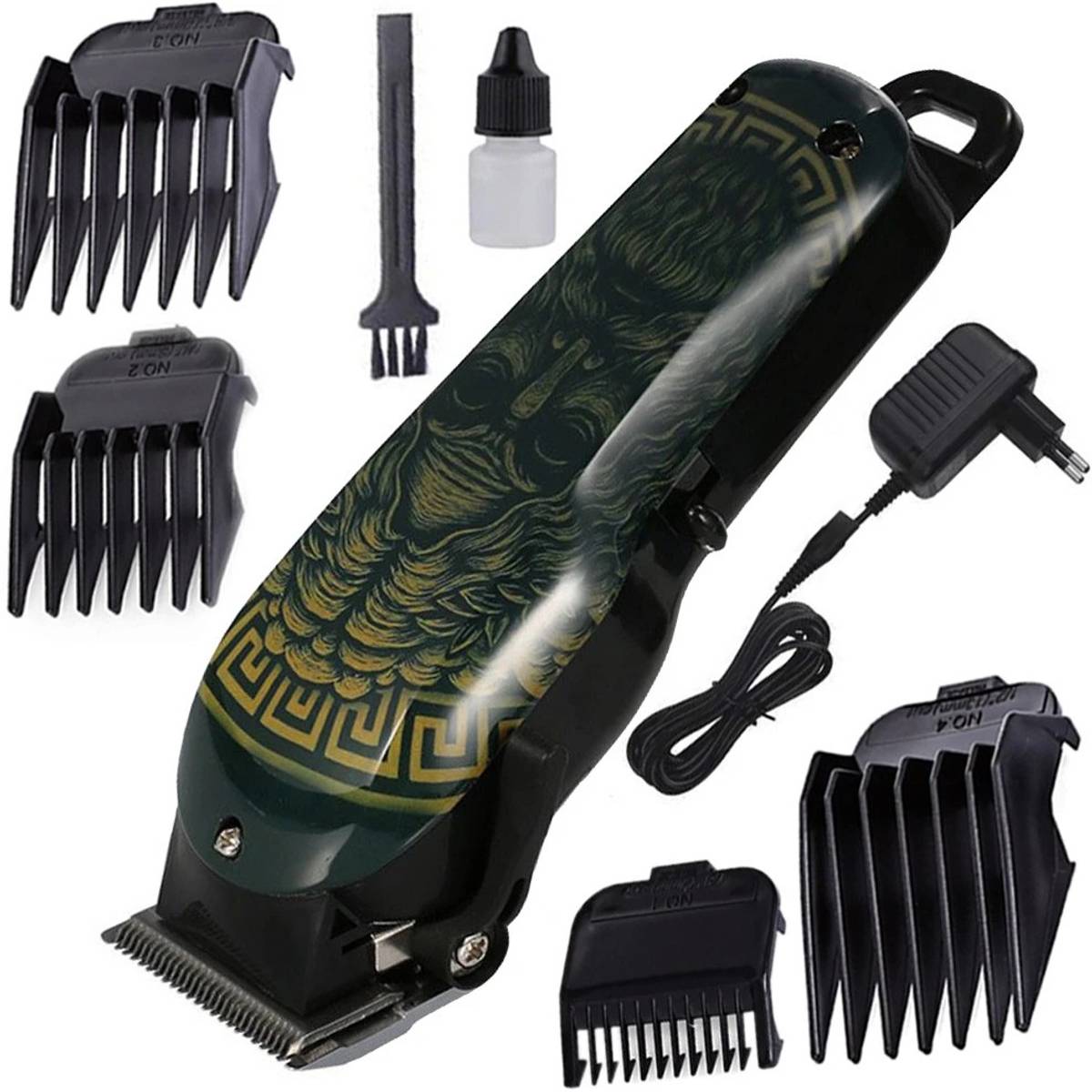 PUK New Electric Hair Trimmer Professional Rechargeable Hair Clipper razor hair shaver powerful 120 min use adjustable hair cutting machine for unisex Trimmer 120 min Runtime 4 Length Settings