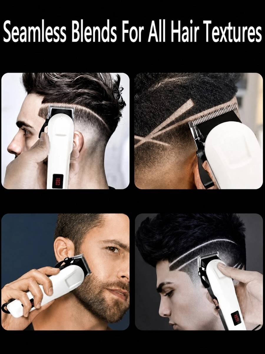 ChinuStyle 809A Electric Hair Clipper for Men, Rechargeable Beard Trimmer with LCD Screen  Shaver For Men — photo 5