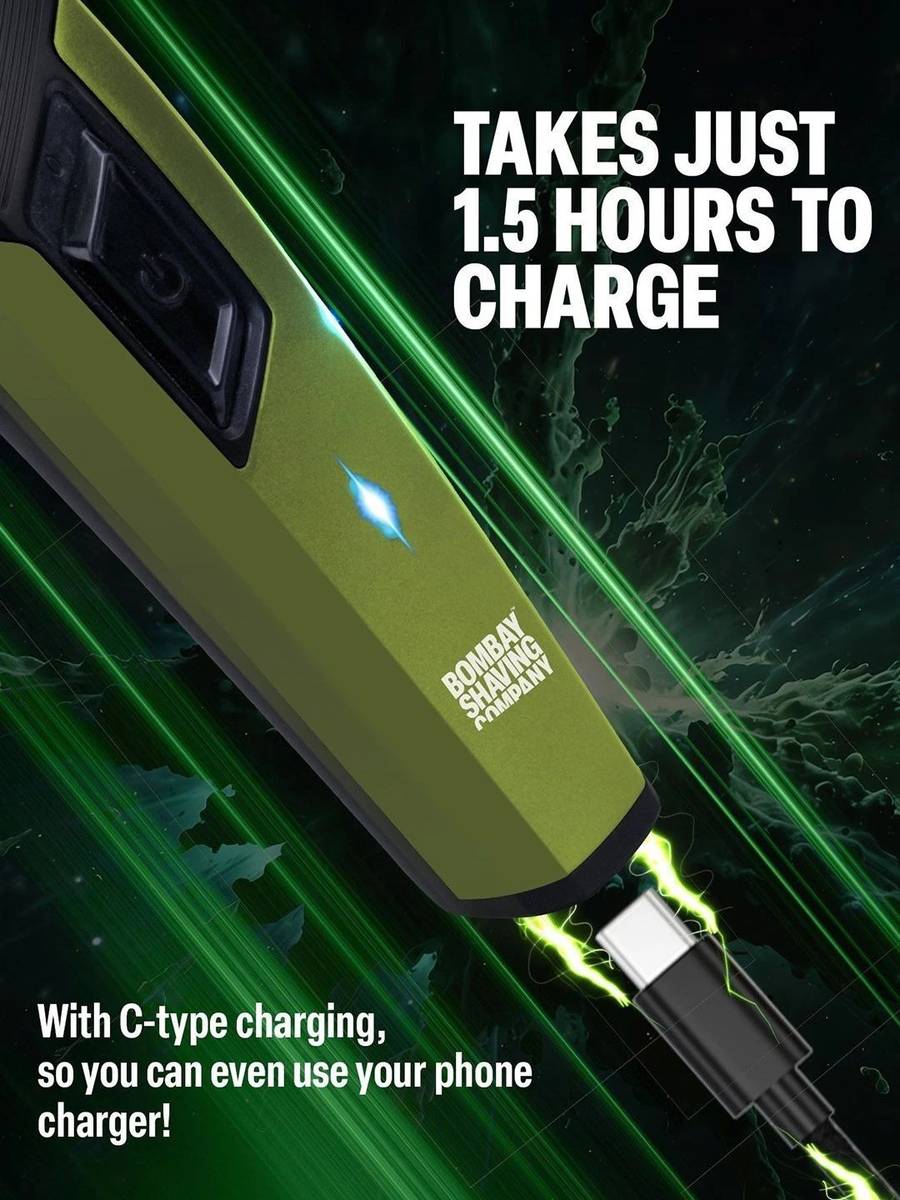 BOMBAY SHAVING COMPANY POWER PLAY NXT BEARD TRIMMER Trimmer 90 min  Runtime 6 Length Settings — photo 2