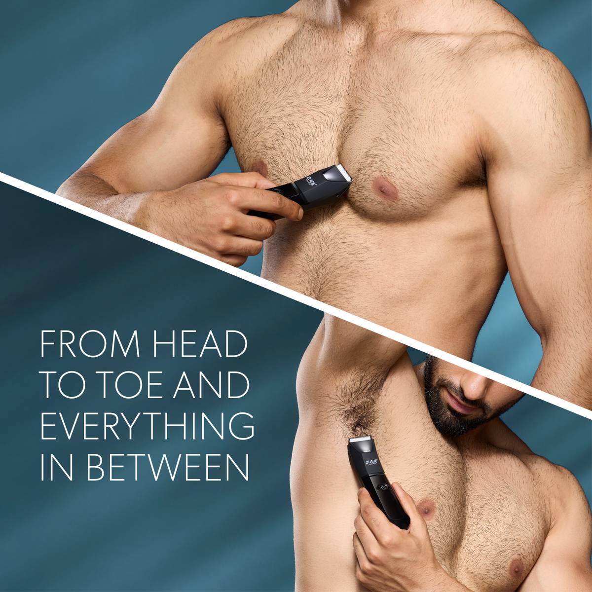Zlade Ballistic Lite Plus | Waterproof Trimmer for Men | Safe on Sensitive Areas Fully Waterproof Body Groomer 60 min  Runtime 4 Length Settings — photo 3