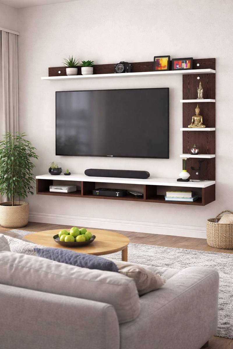PNDG CS 02 Engineered Wood TV Entertainment Unit