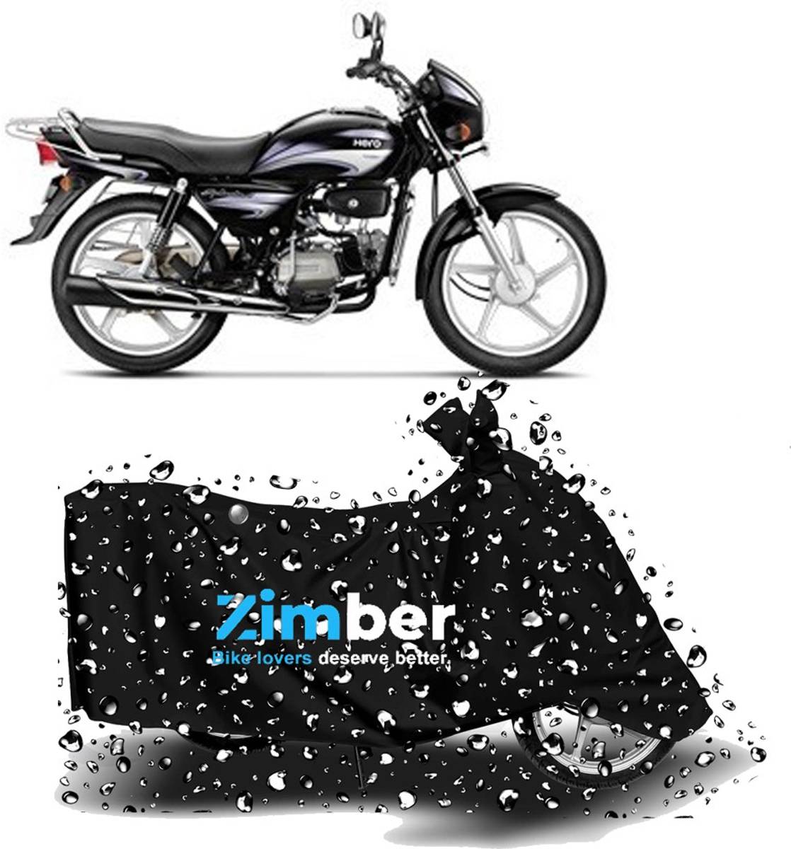 ZIMBER Two Wheeler Cover for Hero